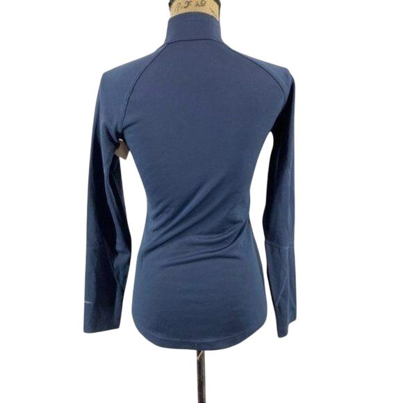 North Face Pullover 1/4 Zip Textured Track Blue Xsmall - Picture 6 of 6